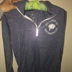 Dri-fit college pullover